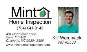 Mint Home Inspection Business Card